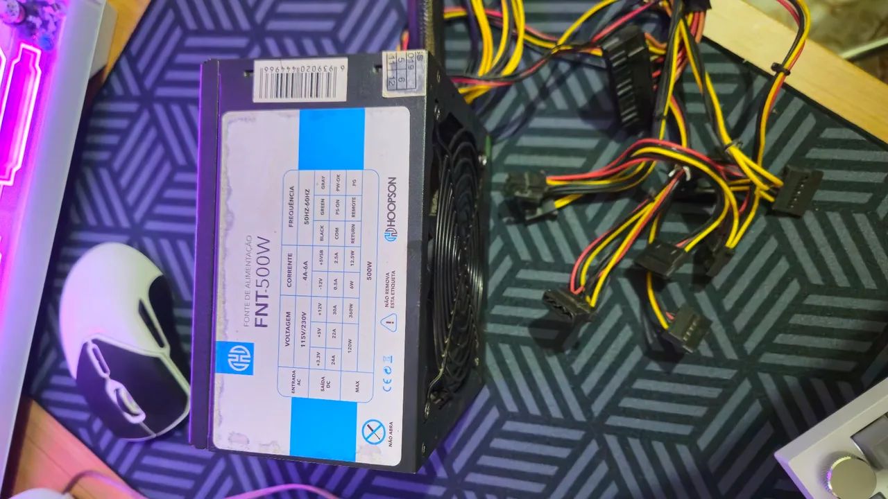Fonte Hoopson 500w - Foto 2