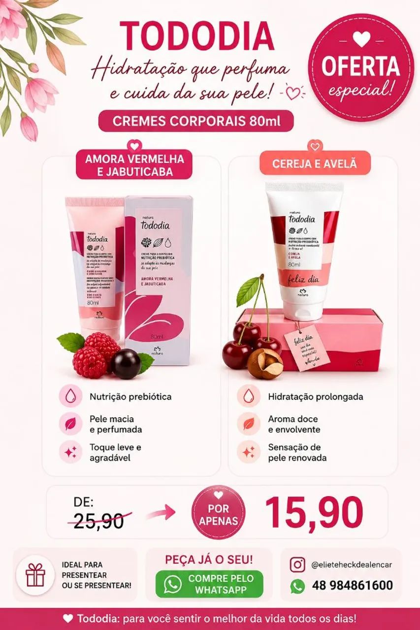 Hidratante corporal natura  - Foto 2