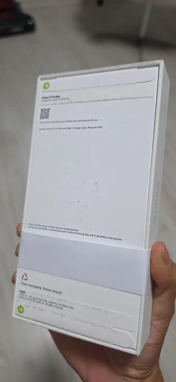 iPhone 17 Pro Max 256GB Silver ? Novo e Lacrado - Foto 3