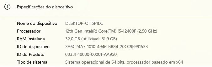 PC I5 12400F 32gb de ram RTX 4060 GALAX 1TB M.2 - Foto 3