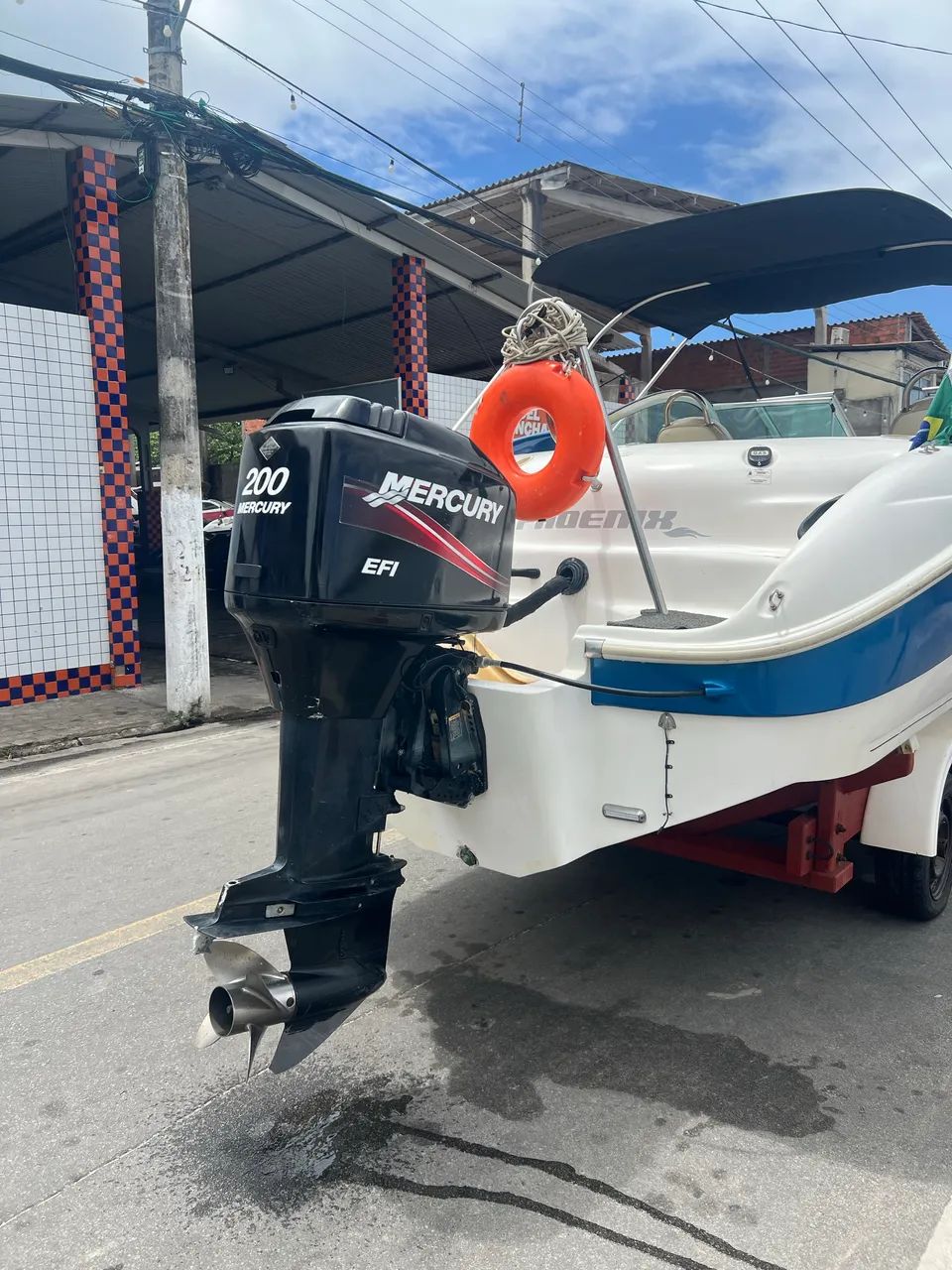 Vendo Lancha Phoenix 23,5 Com Motor Mercury 200 HP - Foto 7