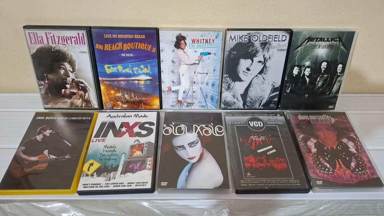 Dvds musicais lote com 46 dvds - Foto 4