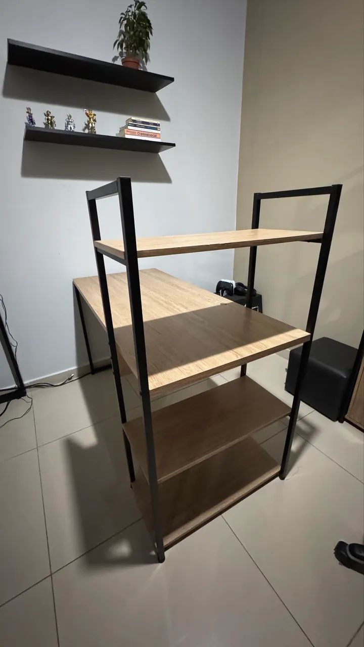 Mesa escritório c/ prateleiras Kappesberg - Foto 2