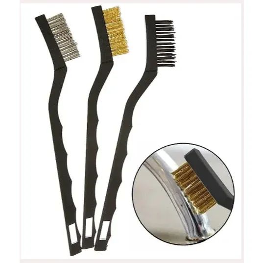 Escova de aço e plástica Kit com 3 peças Startools - Foto 2