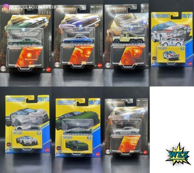 Matchbox Premium (Mustang, Camaro, Bugatti)
