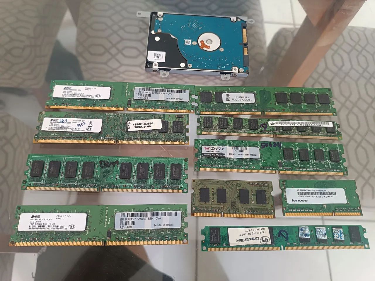 Vendo essas memórias RAM e esse HD  - Foto 3