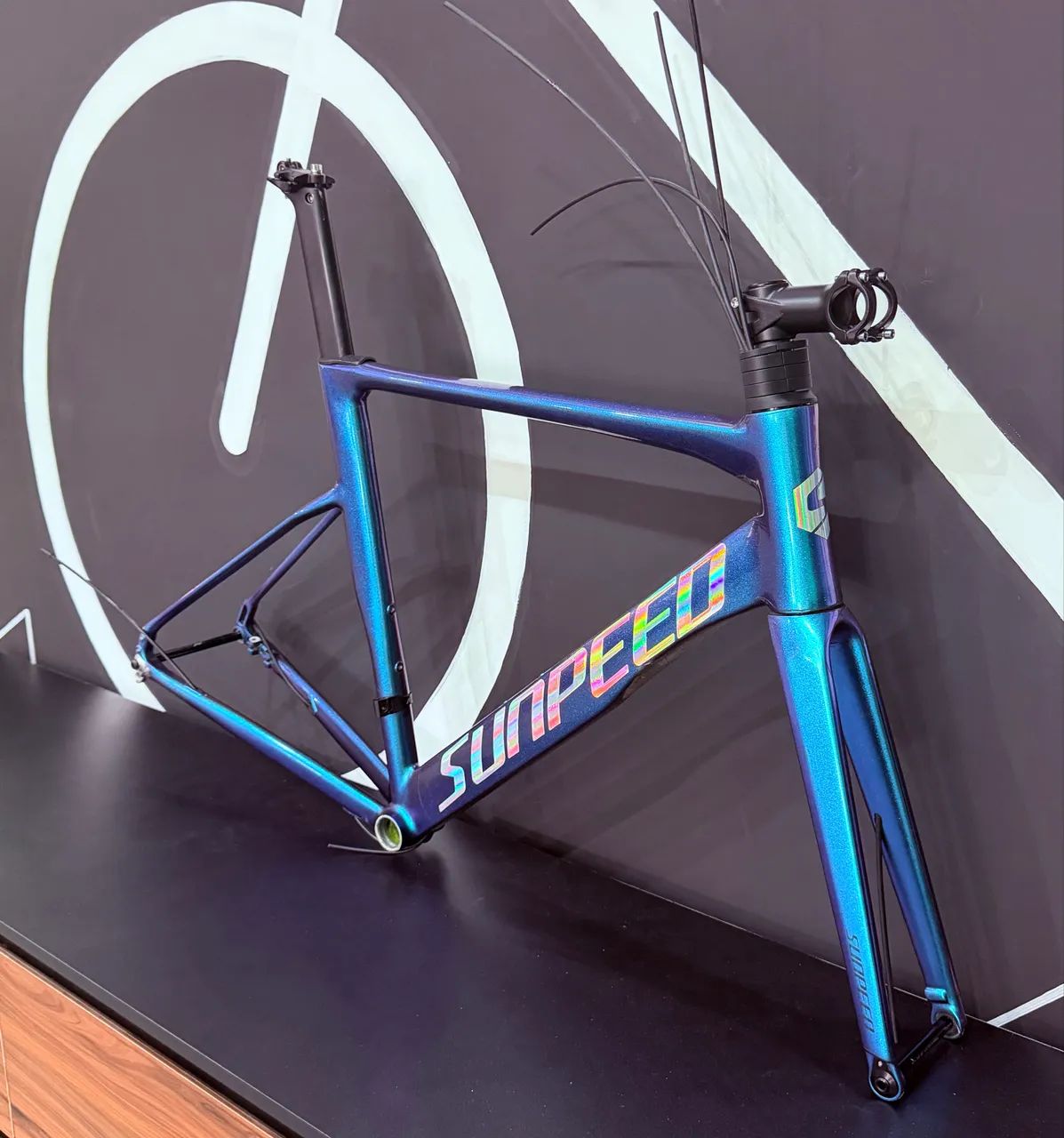 Frameset (quadro speed + garfo em carbono) - Foto 4
