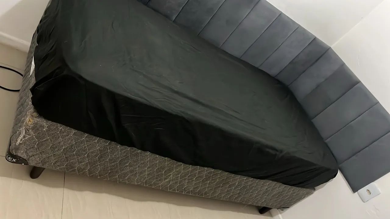 Cama box solteiro (usada) - Foto 2
