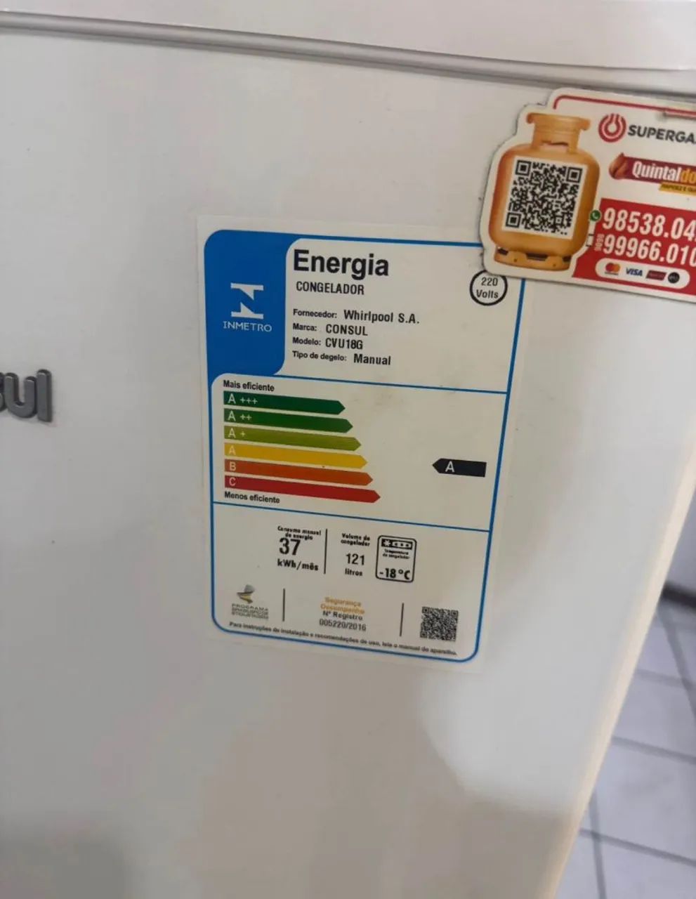 Vendo Freezer Consul 121 Lt. - Foto 3