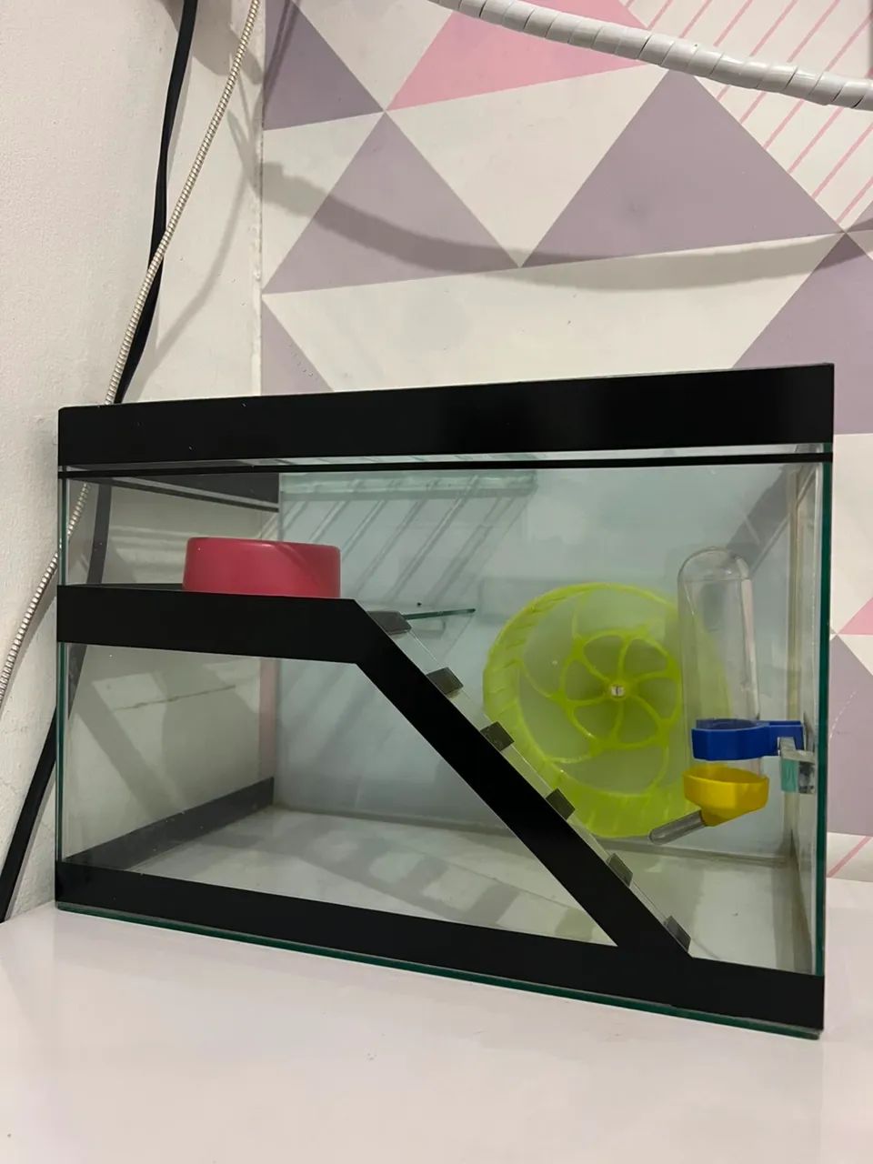 VENDO CASINHA PARA HAMSTER COMPLETA - PRONTA PARA USO! ? - Foto 4