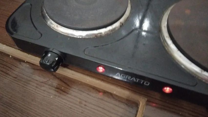 Fogão elétrico 2 bocas com 2500W potência 110V  - Foto 3