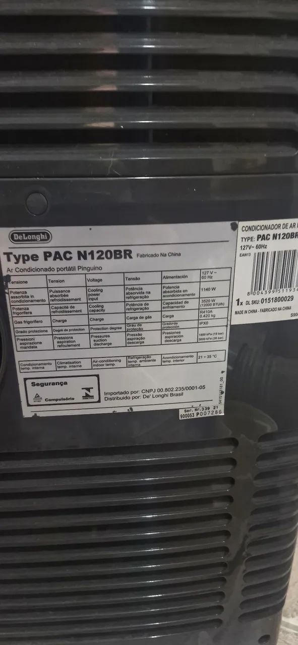Ar condicionado Delonghi Pinguino N120BR - Foto 5