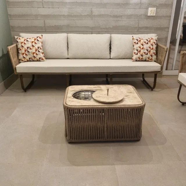 CJ DE SOFÁ EM CORDA NÁUTICA - Foto 3