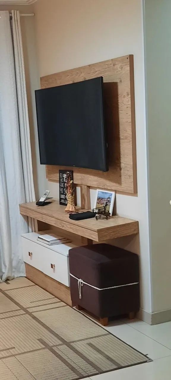 Vendo Rack com Painel e Puff - Foto 2