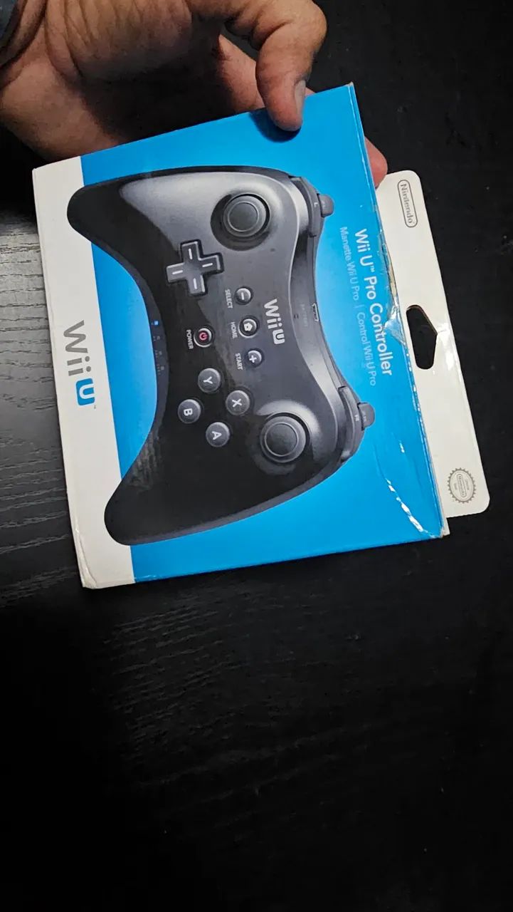 Wii u pro controller original preto - Foto 5