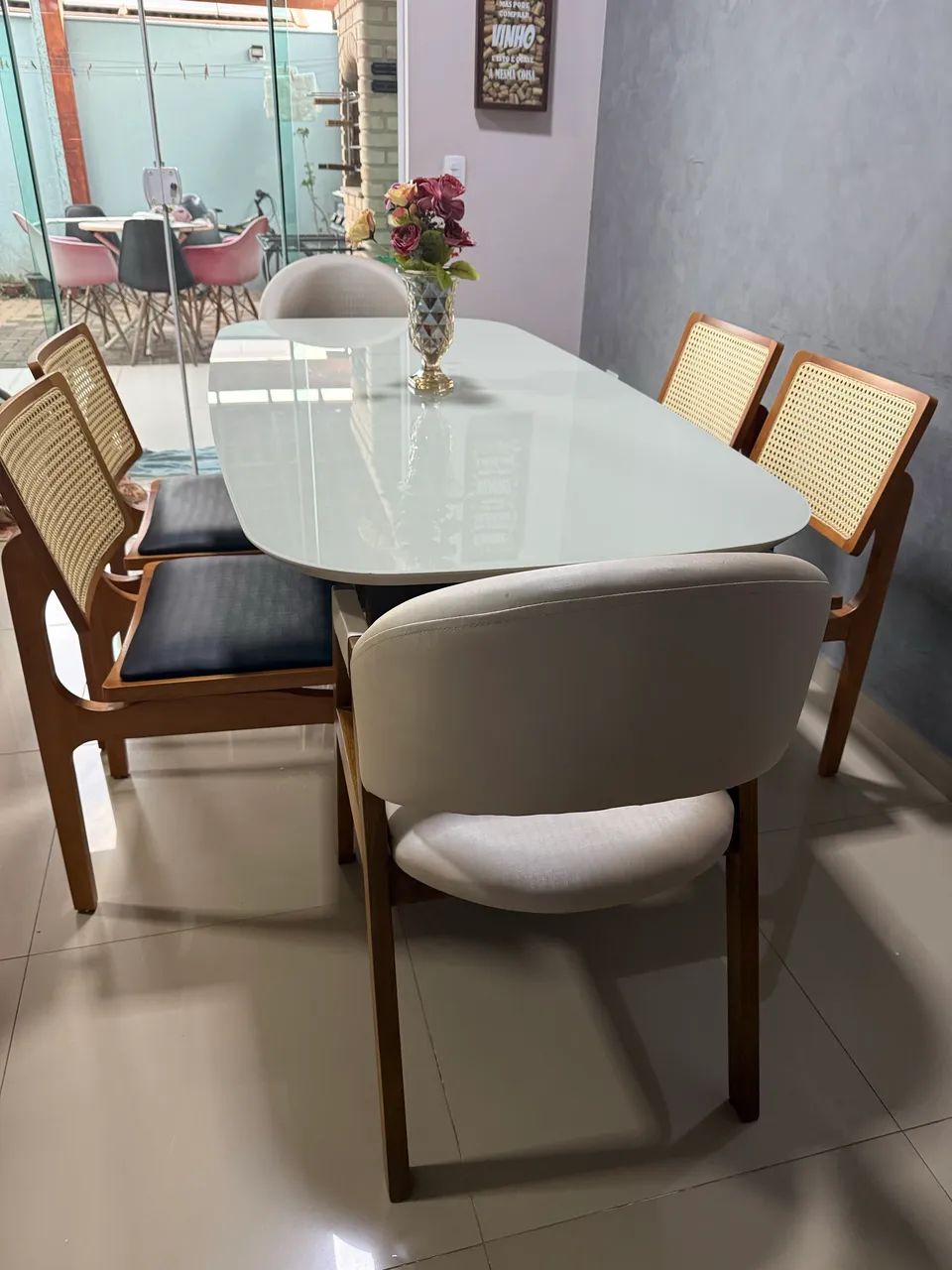 Mesa e cadeiras  - Foto 2