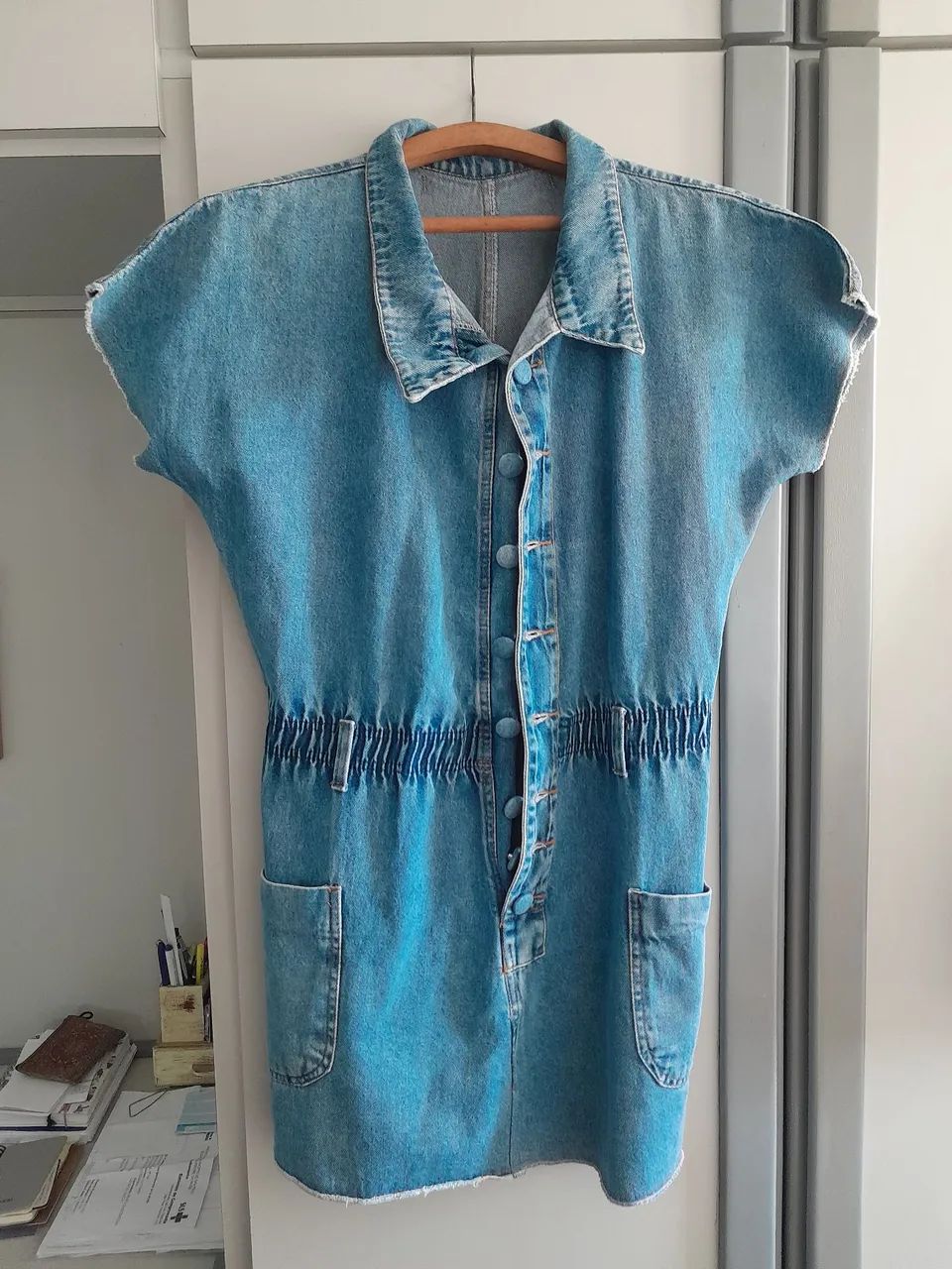 Vestido jeans  curto novo 