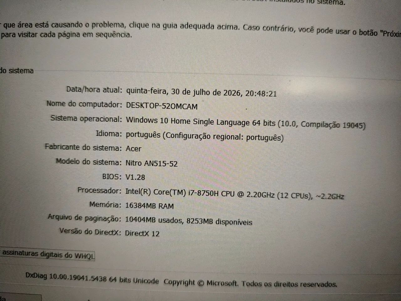 Notebook Gamer Acer Nitro  - Foto 5