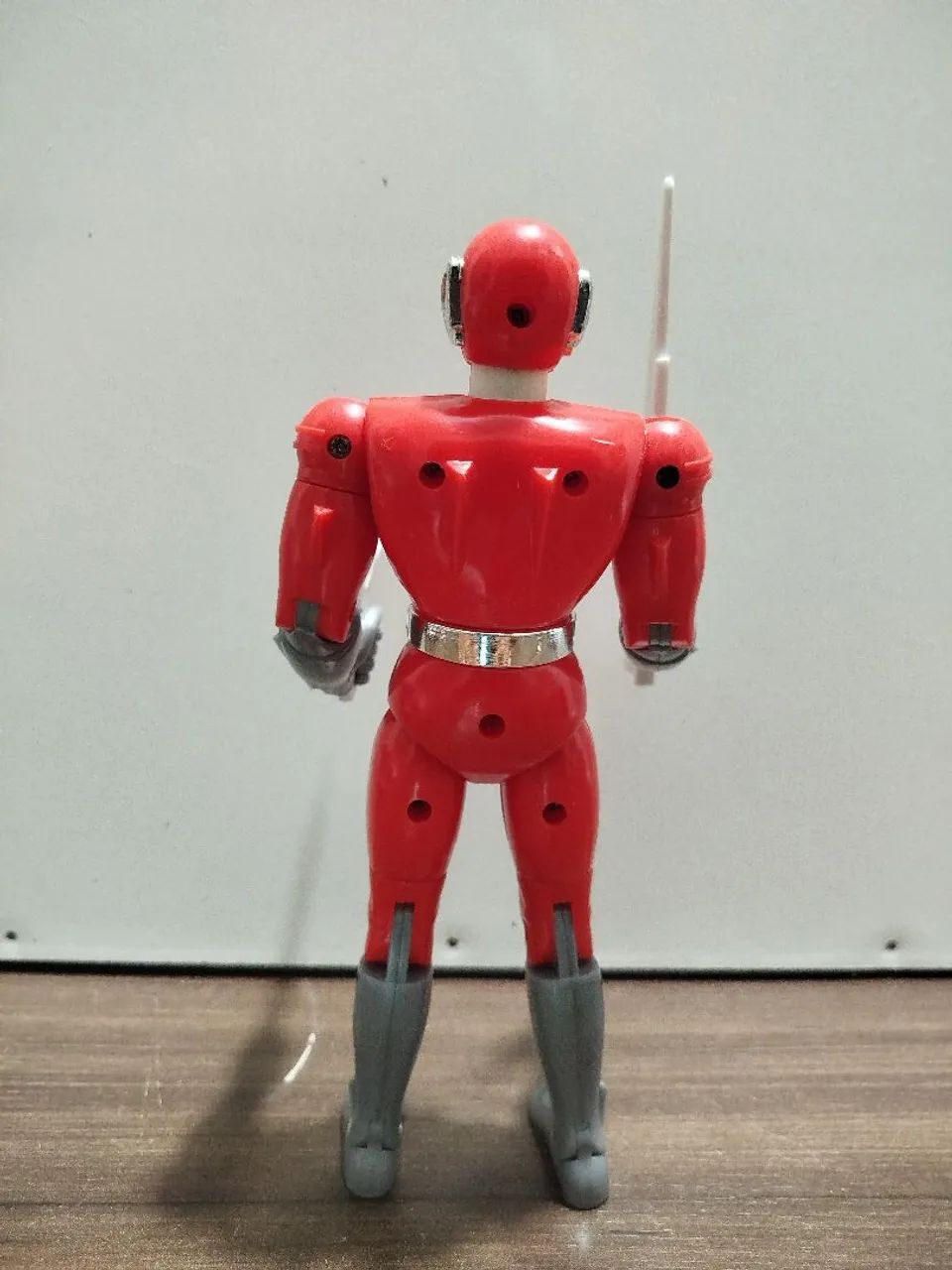 Red Flash do Choushinsei Flashman Trendmasters Masterbotix Power Bots - Foto 3