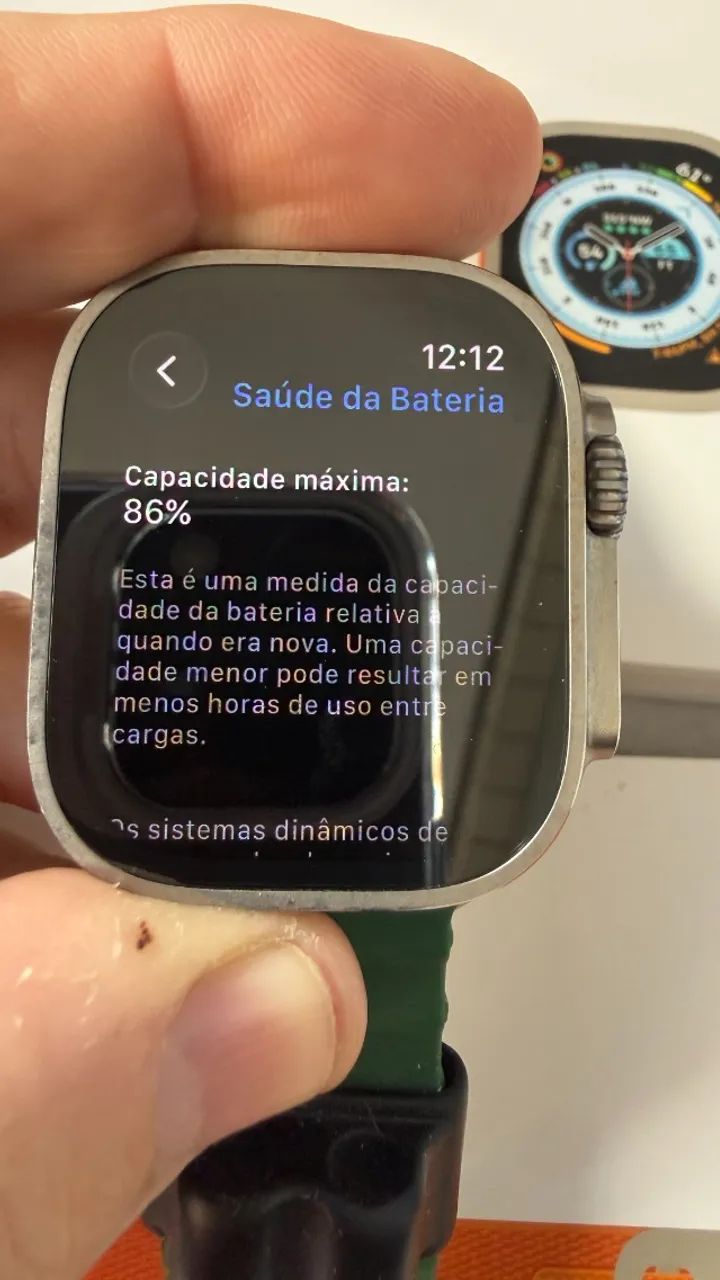 apple watch ultra GPS+Celular - Pulseira Loop Alpine Orange - Foto 5