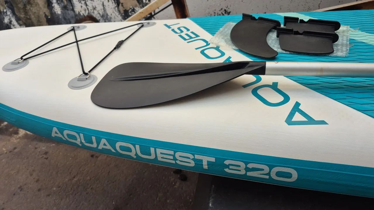 Plancha inflável de Remar Stand up, Aquaquest 320, mede 3,20metros - Foto 3