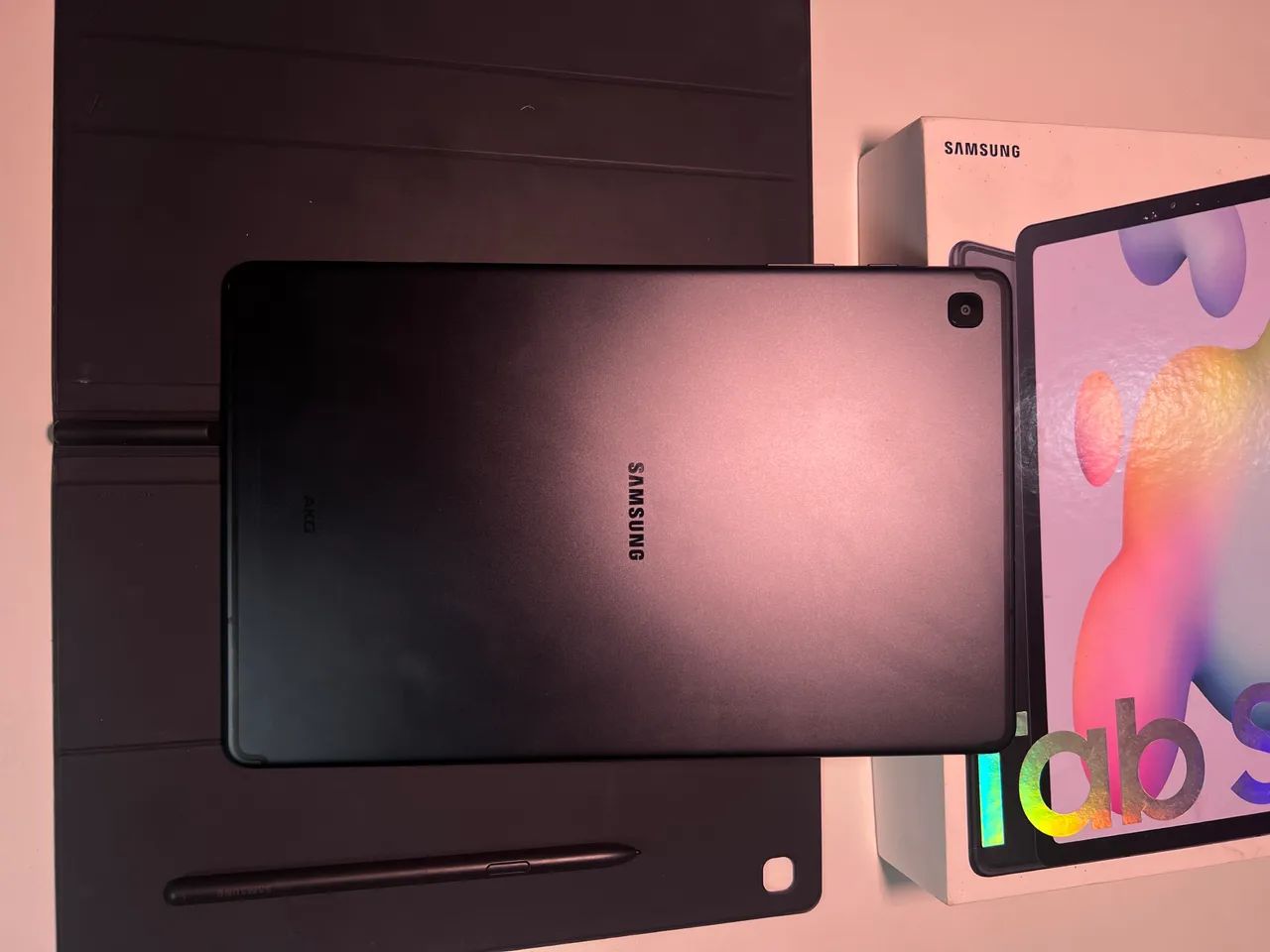 Tablet Samsung S6 Lite 128GB Seminovo  - Foto 4