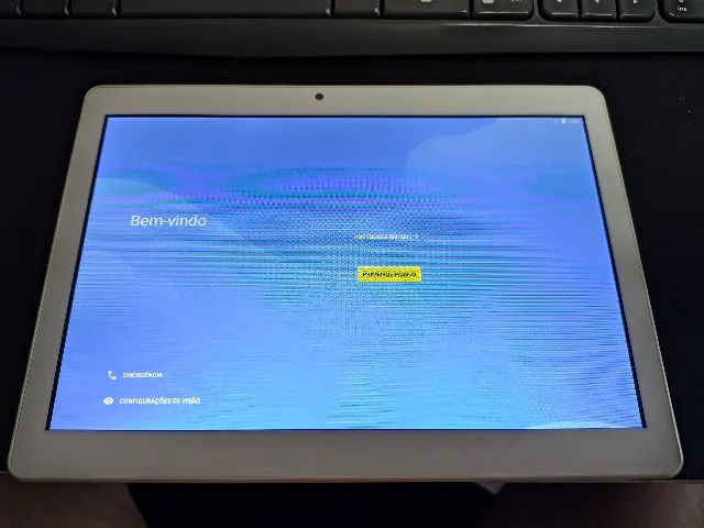 Tablet Multilaser M10A, modelo ML-S013, tela de 10,1 polegadas. Usado