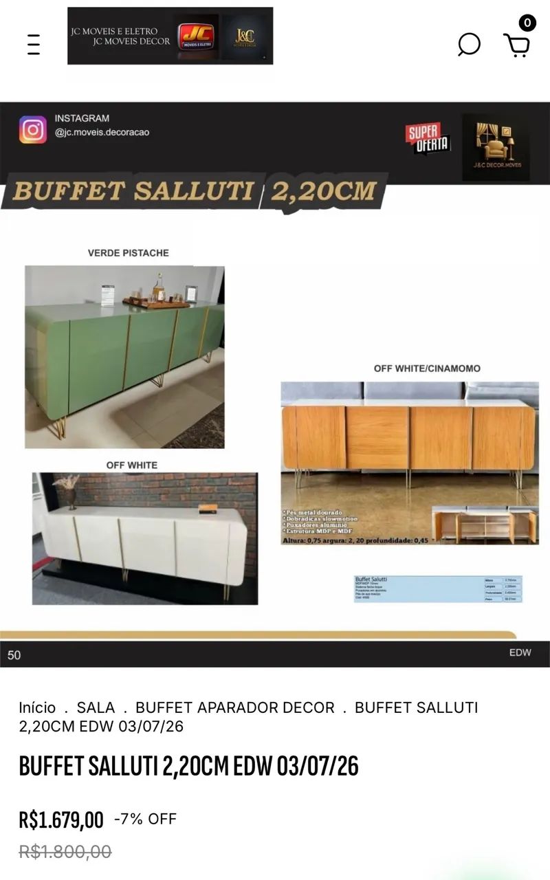 BUFFET SALLUTI VERDE - Foto 4