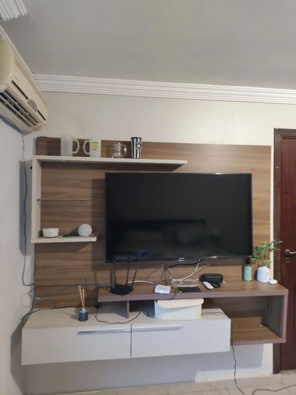Painel + rack para TV - Foto 2