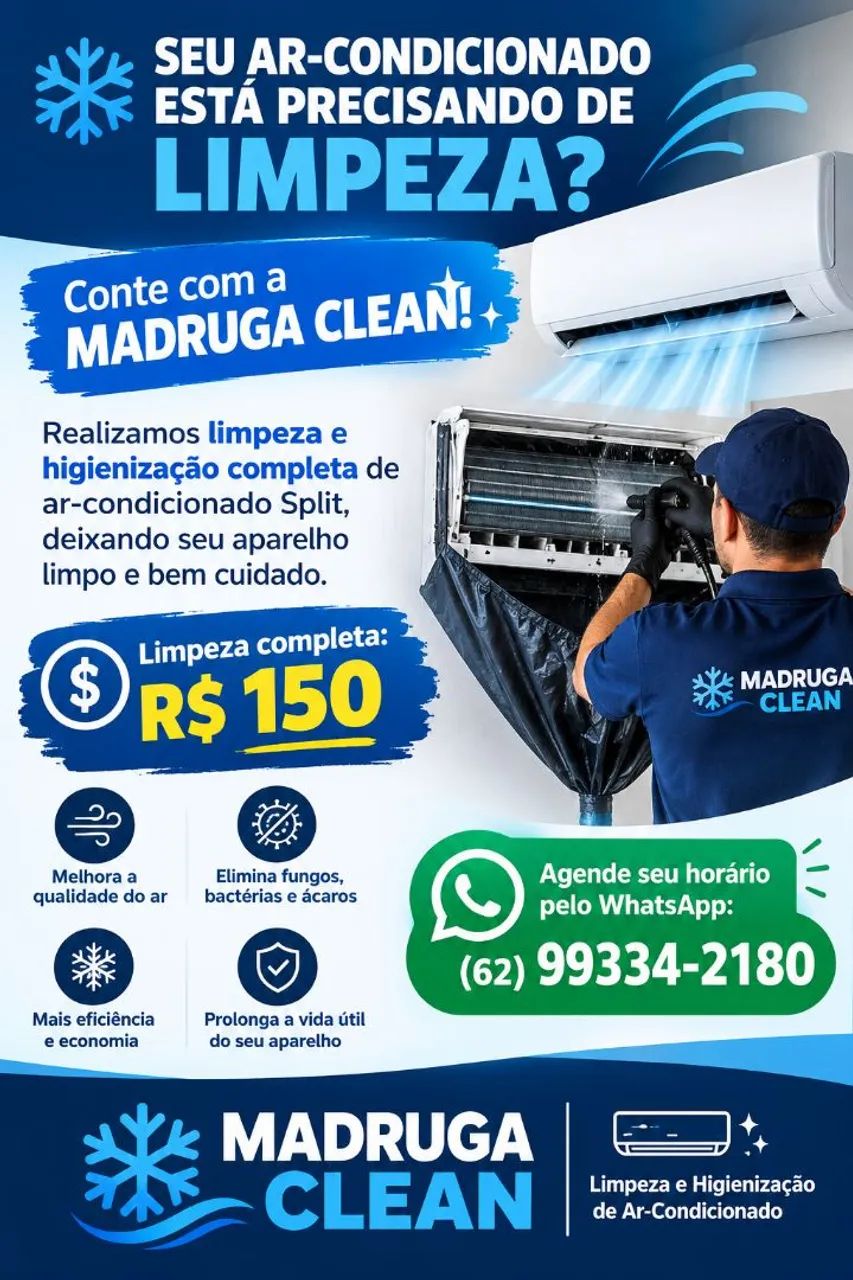 Limpeza de ar condicionado