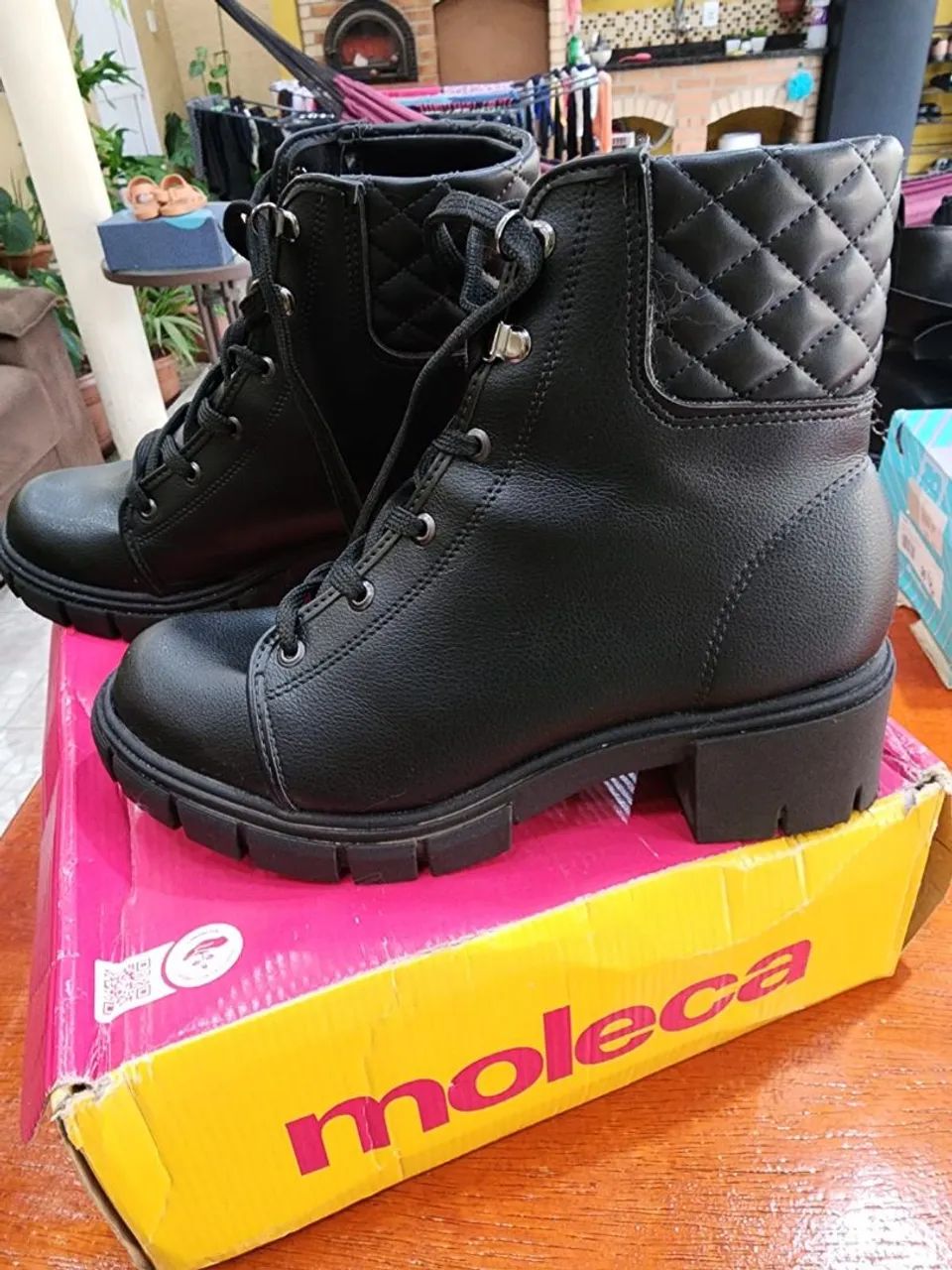 bota coturno moleca tamanho 38 - Foto 2