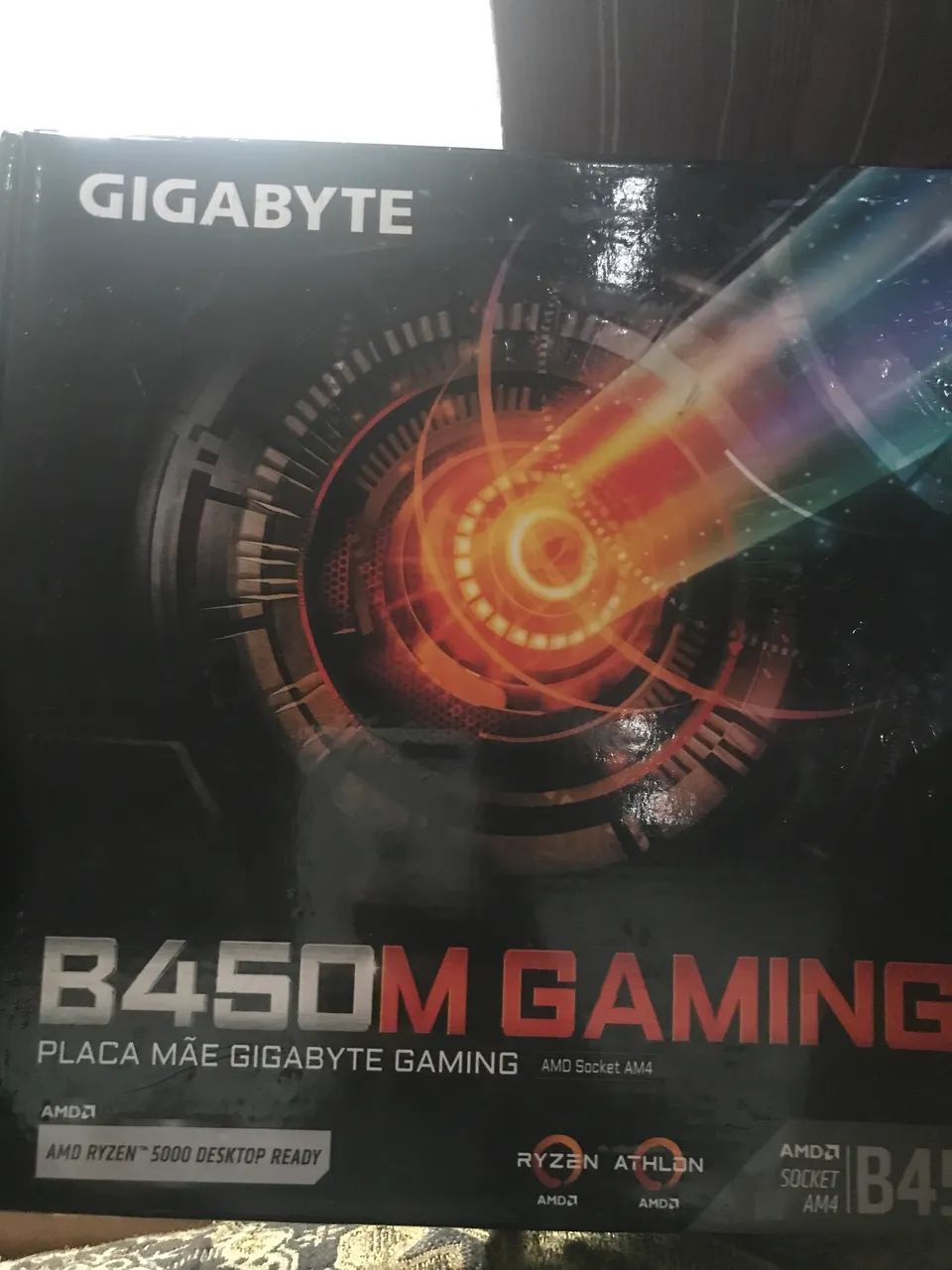 Vendo placa mae b450m gaming 3 meses de uso ta na caixa original  - Foto 2