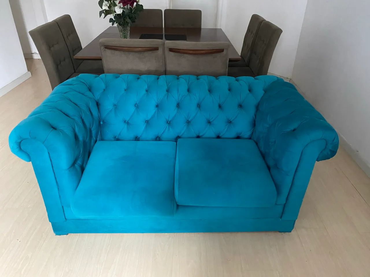Entrego* - Sofá Chesterfield capitonê conjunto 2 e 3 lugares - Foto 4