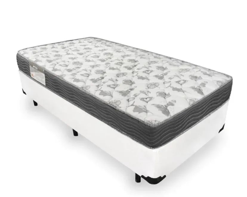 Cama box + colchão de solteiro  - Foto 4