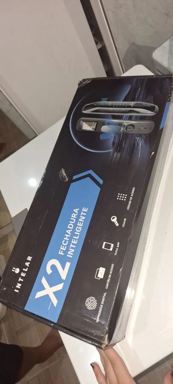 Fechadura eletrônica nova zerada na caixa 
