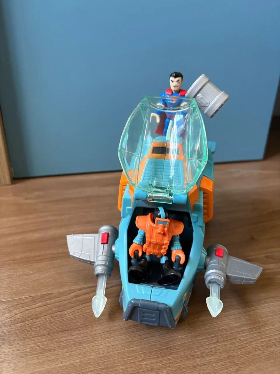 Nave Imaginext e super-homem Imaginext  - Foto 2
