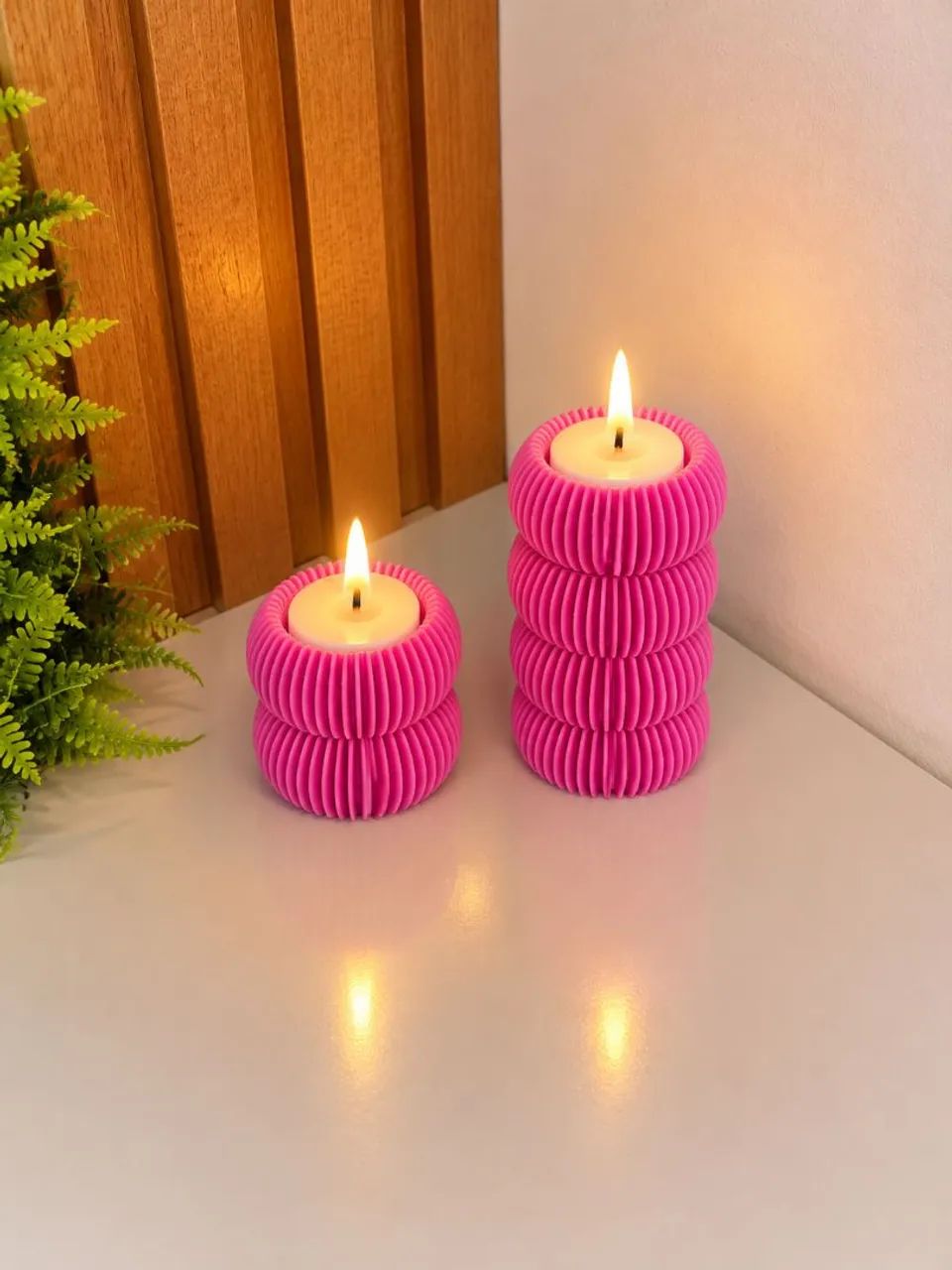Jogo de porta velas  - Foto 4
