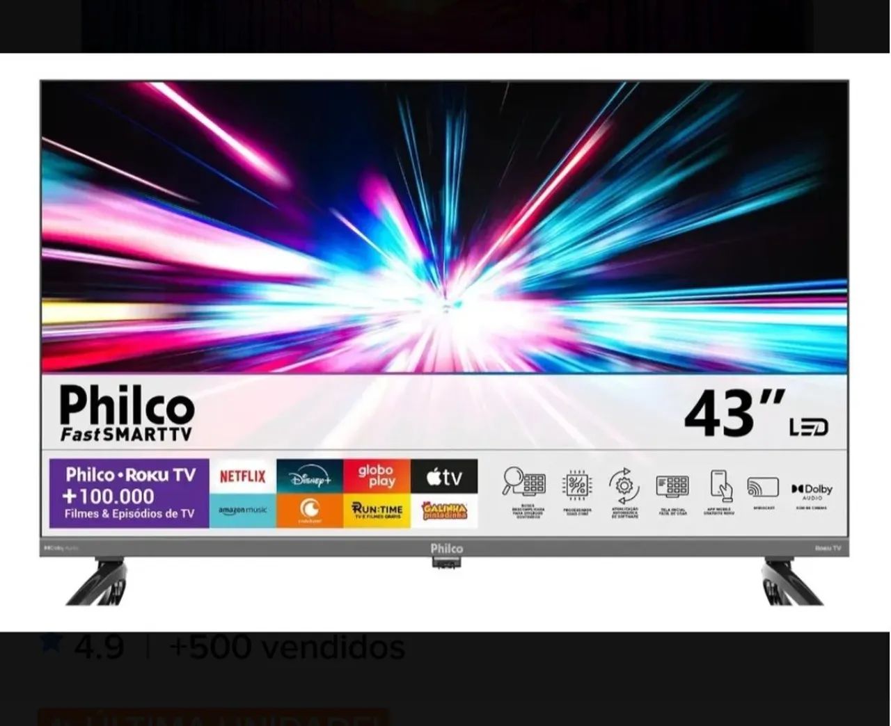 TV Philco 43 polegadas - Foto 4