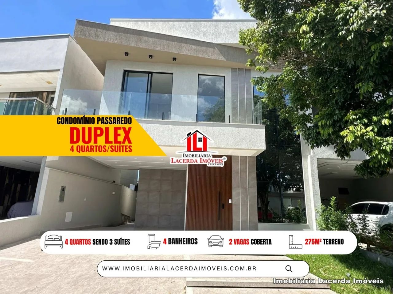 Casa Duplex no Passaredo com 4 Quartos Sendo 3 Suítes e Cozinha Gourmet
