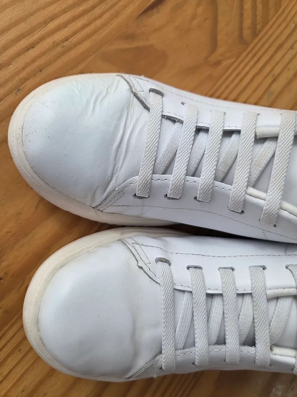 Tenis Branco Couro Bibi 30  - Foto 6