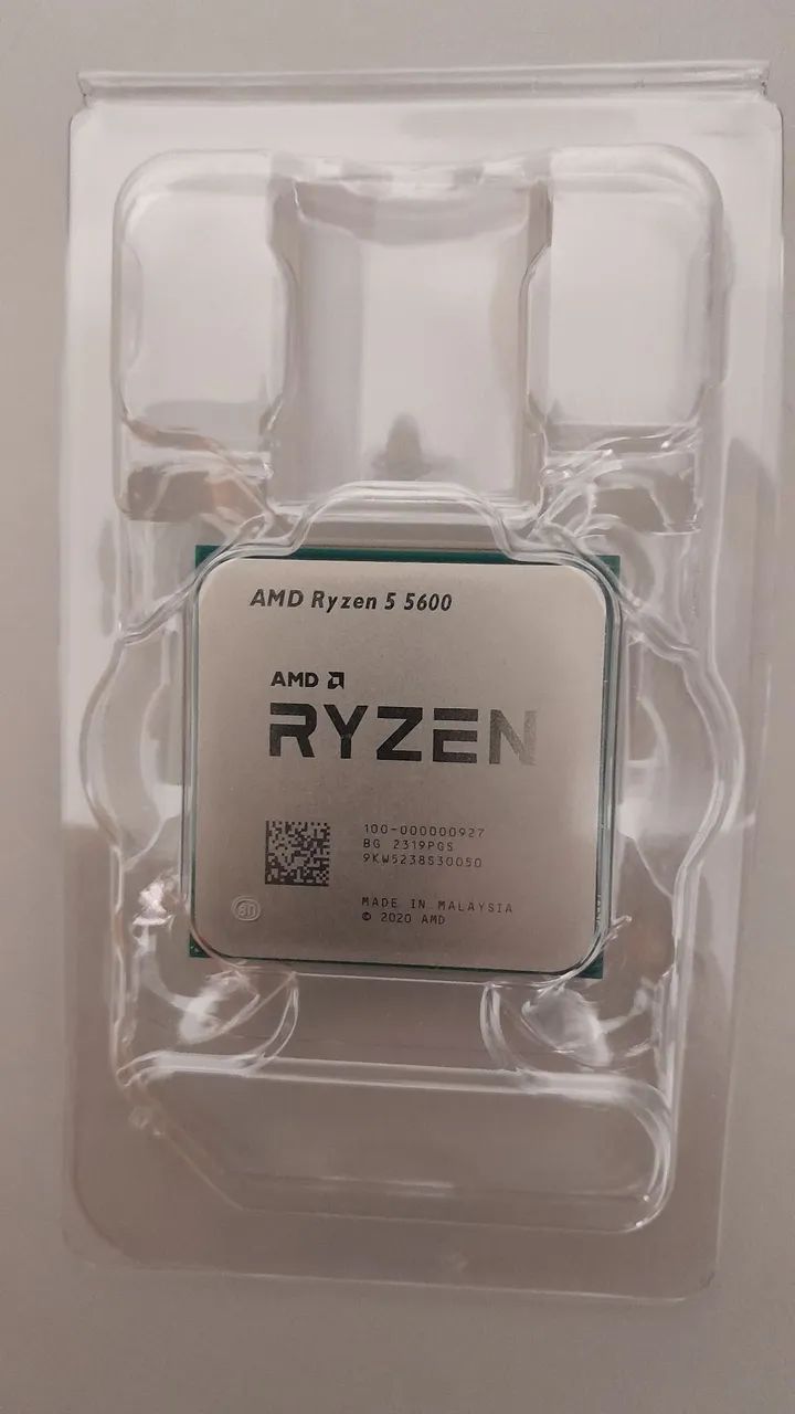 AMD Ryzen 5 5600 Núcleos 6/12 Threads 35MB Cache - Processadores