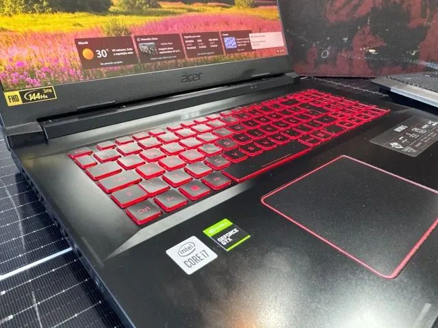 ?Notebook Acer Nitro 5 Processador i7 10° Geração Placa de vídeo NVIDIA GeForce GTX 1650  - Foto 3