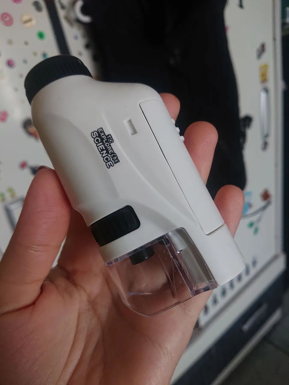 Mini microscópio óptico portátil  - Foto 3