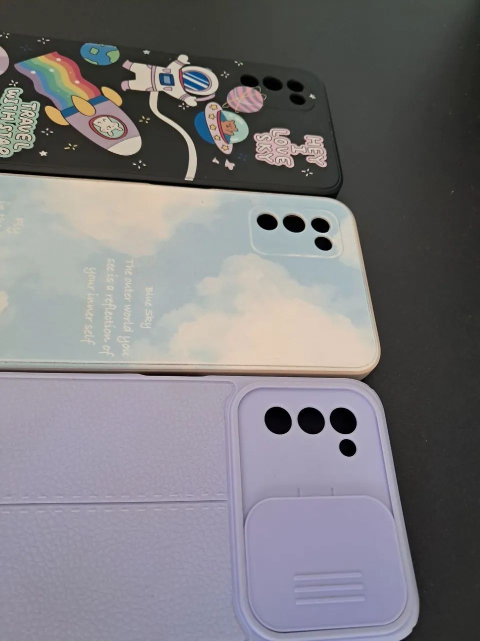 Kit com 3 capinhas Galaxy A03s - Foto 4