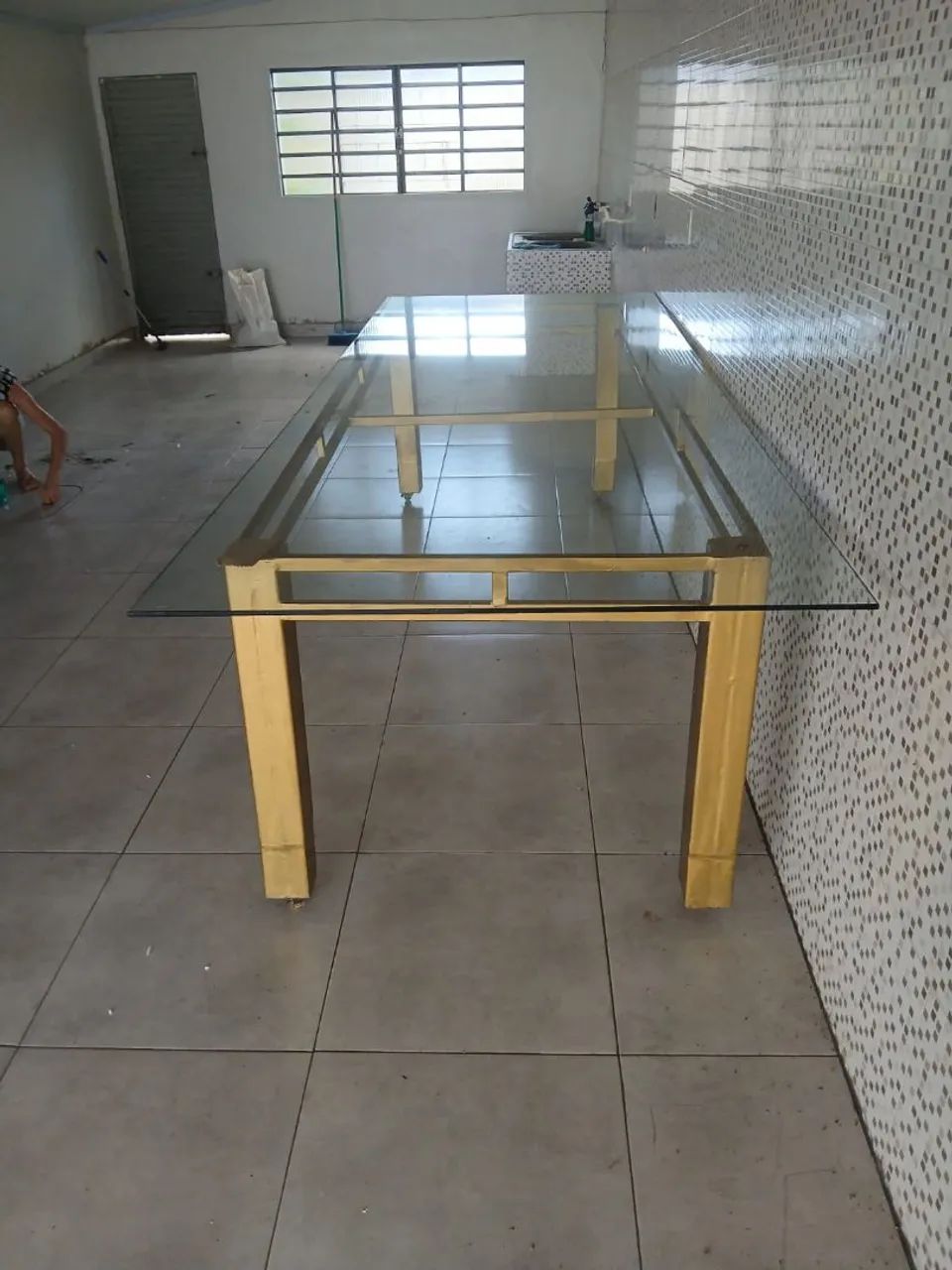 Mesa de vidro grande - Foto 2