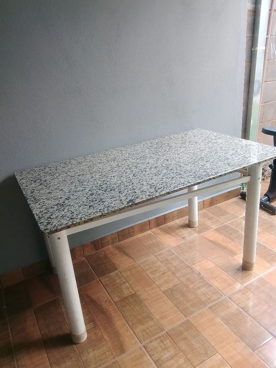 Mesa ardósia com 6 cadeiras ( 1.40 MTS) - Foto 2