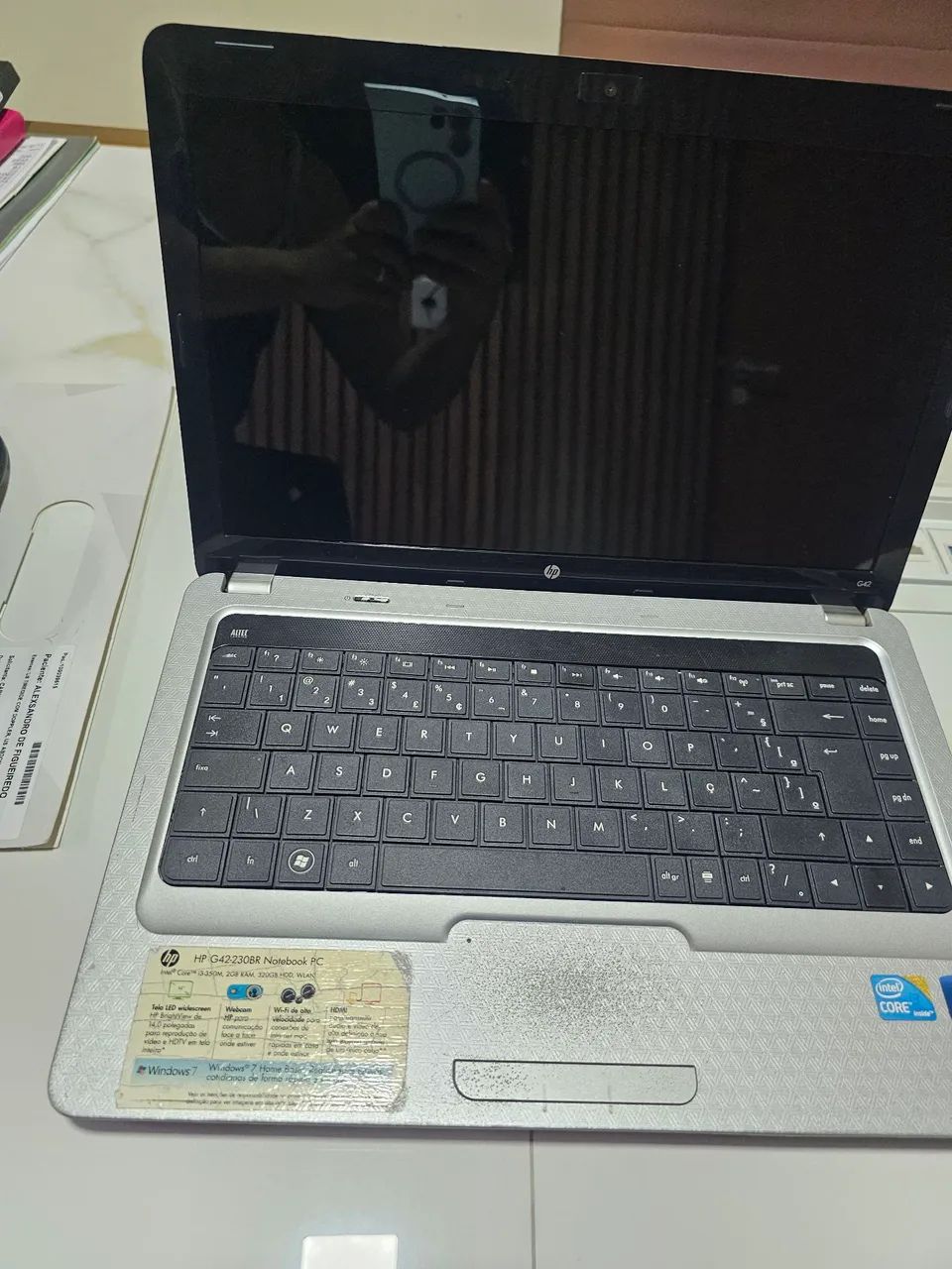 NOTEBOOK HP FUNCIONANDO 