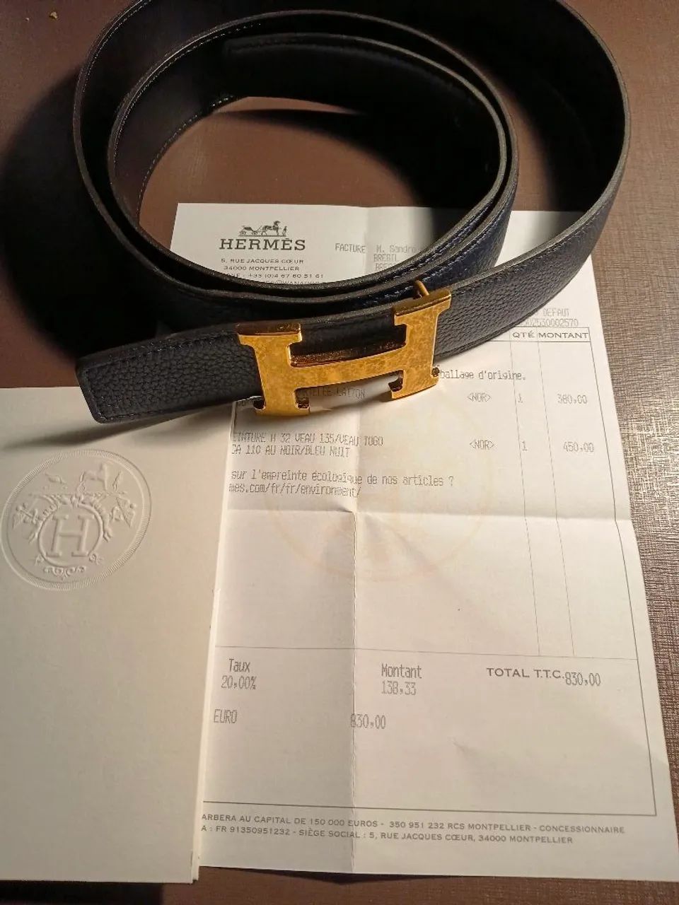 CINTO HERMÈS ( COM NOTA FISCAL ) 
