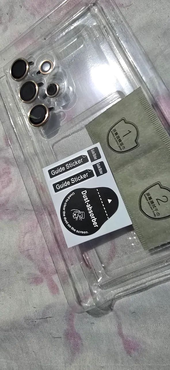 Lentes das Câmeras S24 ultra Goold completas  - Foto 2