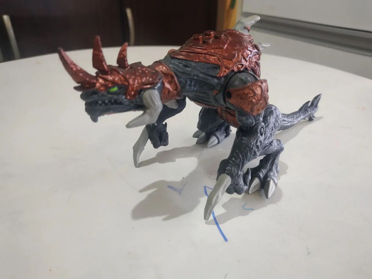 Dragão Mega Bloks tipo lego articulado 